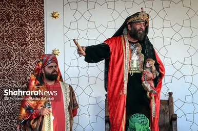 حرکت کاروان نمادین اسرای کربلا در مشهد
