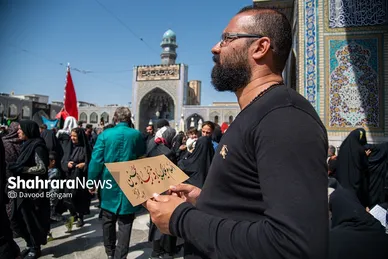 عزادرای شهادت امام رضا (ع) در حرم مطهر رضوی