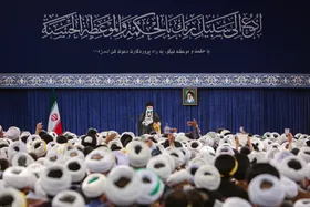 دیدار جمعی از مبلغان و طلاب حوزه&zwnj;های علمیه سراسر کشور با رهبر انقلاب