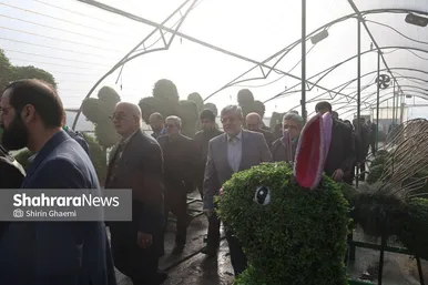 گزارش تصویری | بازدید از مرکز تولیدات سازمان پارک‌ها و فضای سبز
