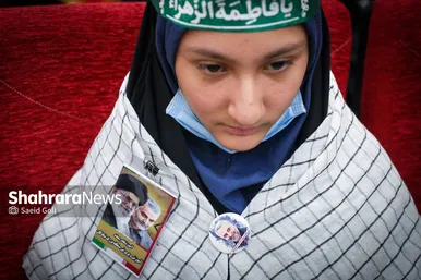 مراسم اختتامیه عهد کودکان دبستانی با حاج قاسم سلیمانی