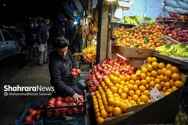 حال و هوای بازار مشهد در آستانه شب یلدا