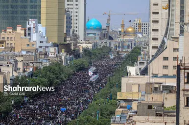مشهد در ماتم رئیس جمهور شهید (۱)