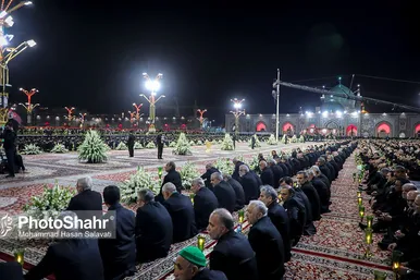 عکس| آیین خطبه‌خوانی شب شهادت امام رضا علیه السلام (۱۳ شهریور ۱۴۰۳)