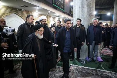 دسته عزای علوی در روز شهادت حضرت علی(ع) در مشهد