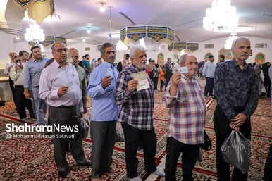 آخرین ساعات انتخابات ریاست جمهوری در حرم مطهر رضوی