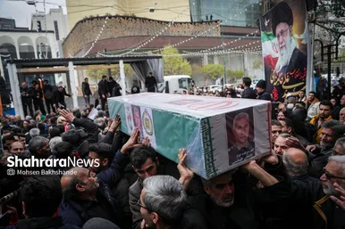 گزارش تصویری | مراسم تشییع پیکر ۸ شهید اقتدار ایران اسلامی در مشهد (۱۳ اسفند ۱۴۰۴)