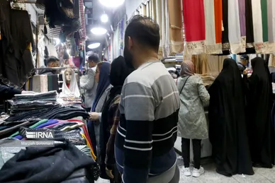 بازار تهران در آستانه سال نو