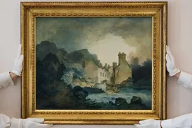 حراج نقاشی گمشده &laquo;باد سهمگین در حال وزیدن&raquo; پس از ۱۵۰ سال