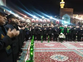 شام غریبان امام مهربانی&zwnj;ها با حضور خدام بارگاه منور رضوی