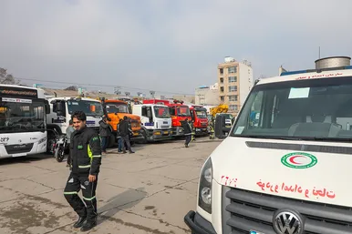 مانور استانی ارائه خدمت به زائران