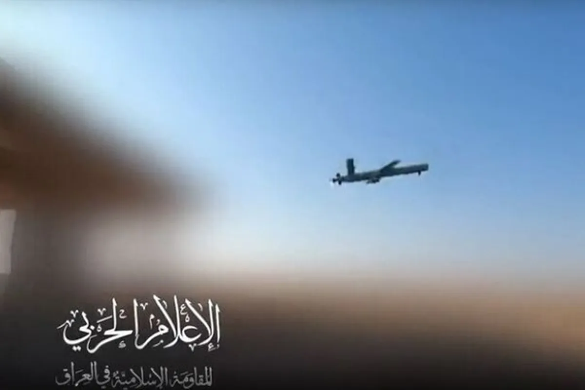 فیلم حمله پهپادی مقاومت عراق به فلسطین اشغالی منتشر شد (۳ تیر ۱۴۰۳)
