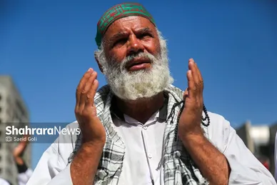 استقبال از طولانی‌ترین کاروان پیاده‌روی اربعین در مشهد مقدس