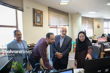 بازدید اعضای شورای اسلامی شهر مشهد از روزنامه شهرآرا