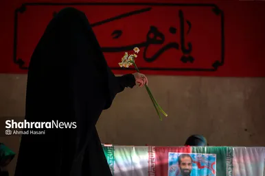 مراسم وداع با پیکر شهید مدافع حرم، محمد رضا بیات