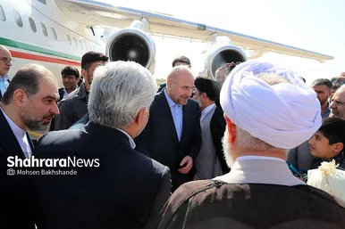 افتتاح فرودگاه گناباد با حضور رئیس مجلس و وزیر راه