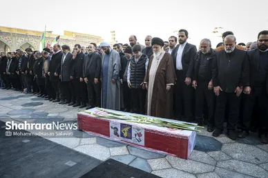 گزارش تصویری | مراسم تشییع پیکر مطهر شهید مدافع امنیت «مهدی ظریف» در مشهد ۲