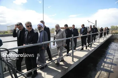 گزارش تصویری | بازدید معاون پیشگیری دادستان کل کشور از تصفیه‌خانه در حال احداث پرکندآباد