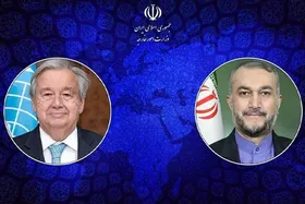 گفت&zwnj;وگوی امیرعبداللهیان با دبیرکل سازمان ملل | تاکید وزیر خارجه بر واکنش صریح شورای امنیت به حمله تروریستی اسرائیل