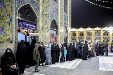 آخرین ساعات رای گیری انتخابات در مشهد مقدس