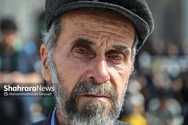 گزارش تصویری | عزاداری شهادت رهبر معظم انقلاب اسلامی، در حرم امام‌رضا(ع) - ۱