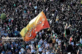 مشهدالرضا(ع)، هم&zwnj;صدا با طنین حجاب و غیرت | اجتماع باشکوه حمایت از &laquo;طرح نور فراجا&raquo; برگزار شد + فیلم