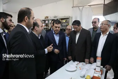 گزارش تصویری | سفر معاون علمی رییس جمهور به نیشابور
