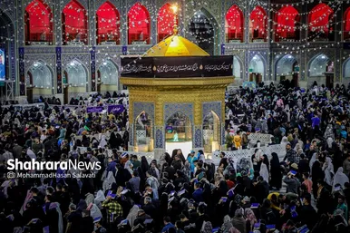 گزارش تصویری | مراسم احیای اولین شب قدر در حرم مطهر امام رضا (ع)