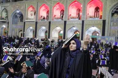 گزارش تصویری | مراسم احیای اولین شب قدر در حرم مطهر امام رضا (ع)