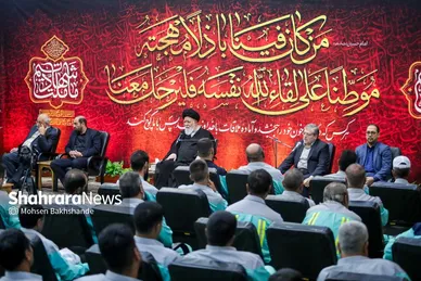 گزارش تصویری | دیدار کاروان اعزامی شهرداری مشهد به اربعین با نماینده ولی فقیه در خراسان رضوی