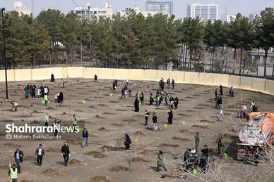 پویش سراسری درخت‌کاری در بوستان جهانشهر