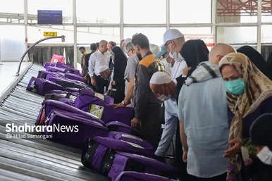 عکس‌های بازگشت اولین کاروان حجاج خراسانی به مشهد