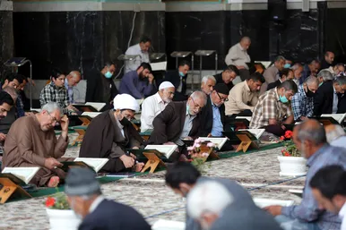 ترتیل خوانی قرآن کریم در مسجد گوهرشاد حرم مطهر رضوی