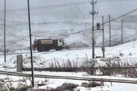ویدئو| بارش برف در کوهرنگ