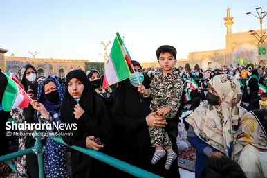 سخنرانی رئیس جمهور منتخب در حرم مطهر رضوی