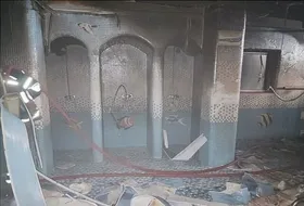 یکی از استخر&zwnj;های غرب تهران دچار آتش سوزی شد