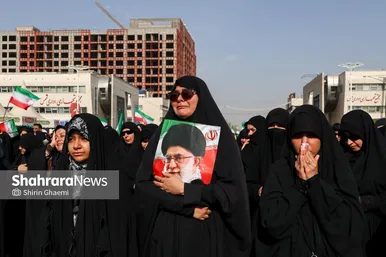 گزارش تصویری | عزاداری شهادت رهبر معظم انقلاب اسلامی در میدان شهدا مشهد