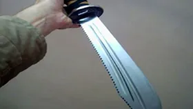موبایل قاپی که بعد دستگیری با قمه به جان پلیس افتاد + فیلم