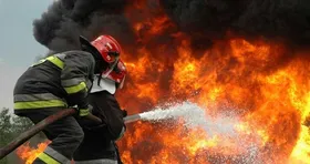 فیلم آتش سوزی تانکر ۳۰ هزار لیتری سوخت در جنوب تهران