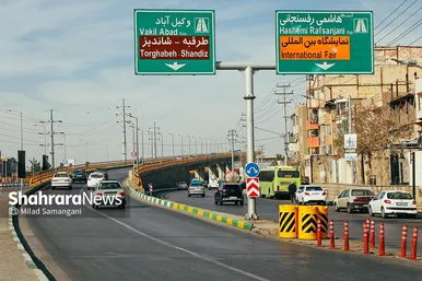 آیین بهره‌برداری از تقاطع چهارسطحی آزادگان مشهد