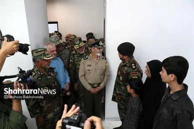 مراسم بهره برداری از طرح ۸۸۸ واحدی منازل سازمانی ارتش در مشهد