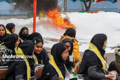 مانور زلزله و ایمنی در مشهد
