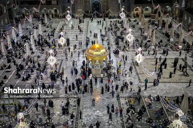 آیین سنتی نقاره نوازی سحرگاهی در حرم مطهر رضوی