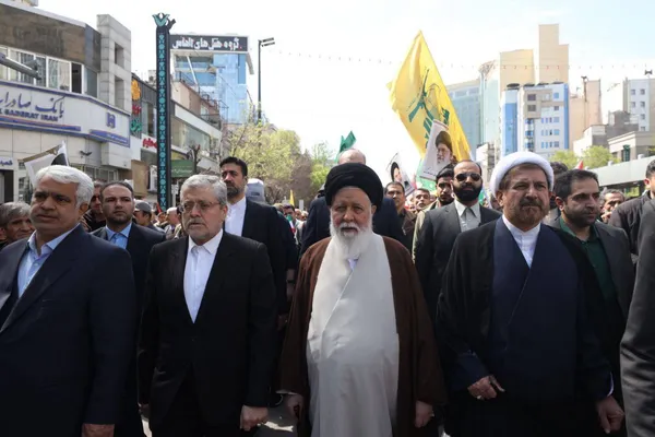 لحظه به لحظه با راهپیمایی روز جهانی قدس ۱۴۰۴ در مشهد + فیلم
