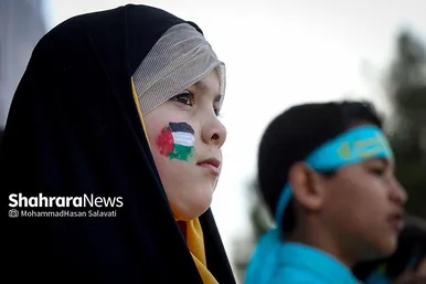 اجتماع مردمی عاشقان مبارزه با اسرائیل در مشهد