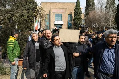 مراسم تشییع پیکر زنده‌یاد شهرام عبدلی در تهران