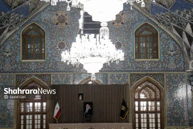 گزارش تصویری | تحویل سال نو با حضور پرشور مردم در حرم مطهر رضوی