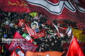 گزارش تصویری | اجتماع بزرگ &laquo;همه خونخواهیم&raquo; در حرم مطهر رضوی
