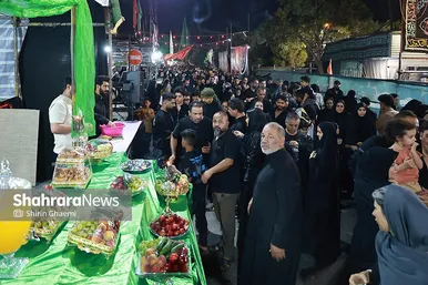 گزارش تصویری | عزاداری شب هشتم محرم در شهرک عرب‌ها ـ مشهد