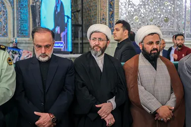 مراسم بزرگداشت شهدای خدمت در حرم مطهر رضوی